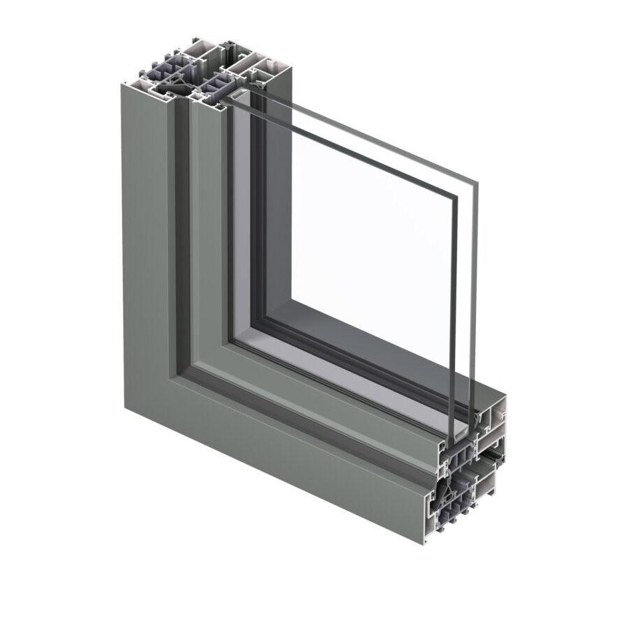 Aluminum window frame